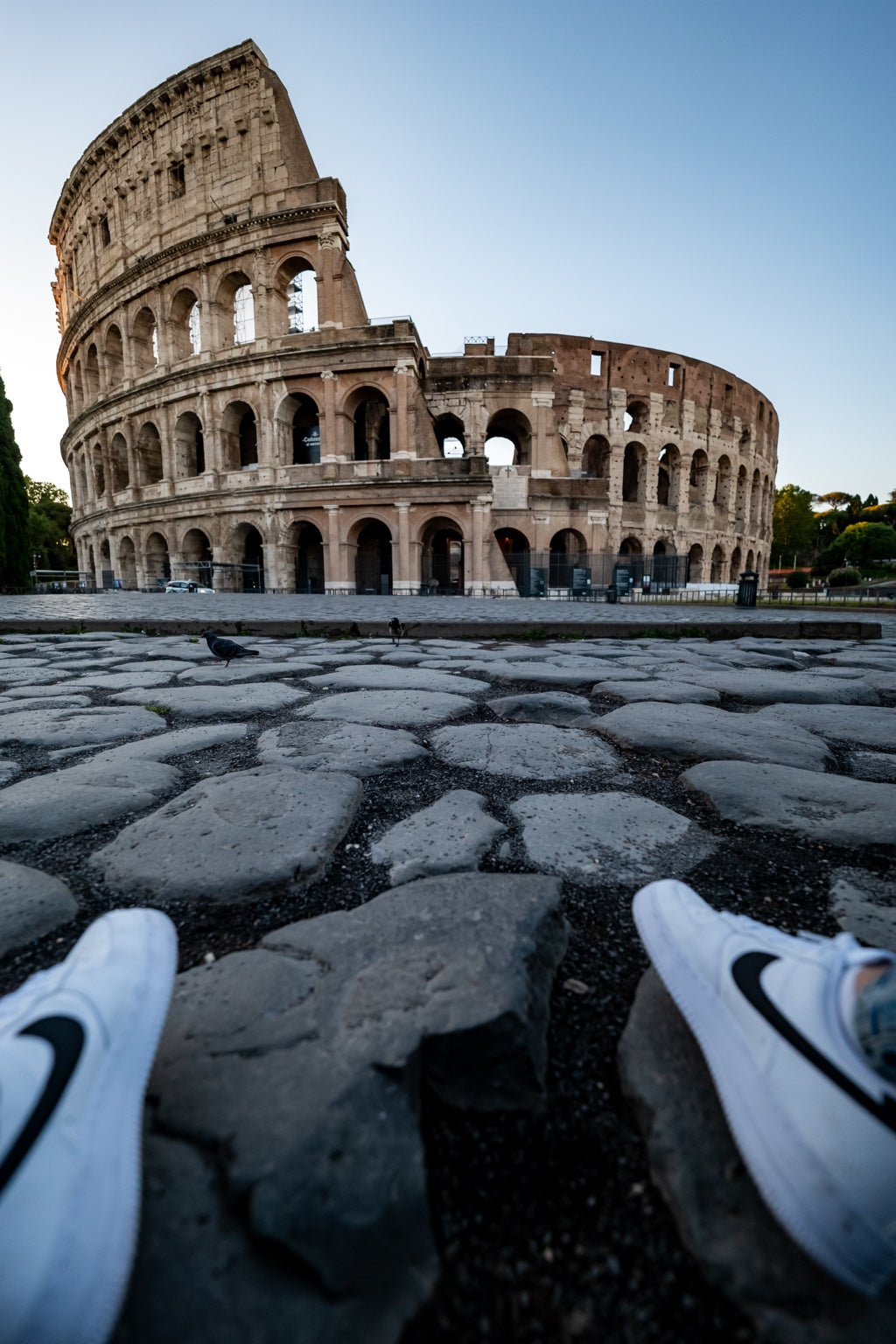 The Colosseum in Rome beyond cobblestones